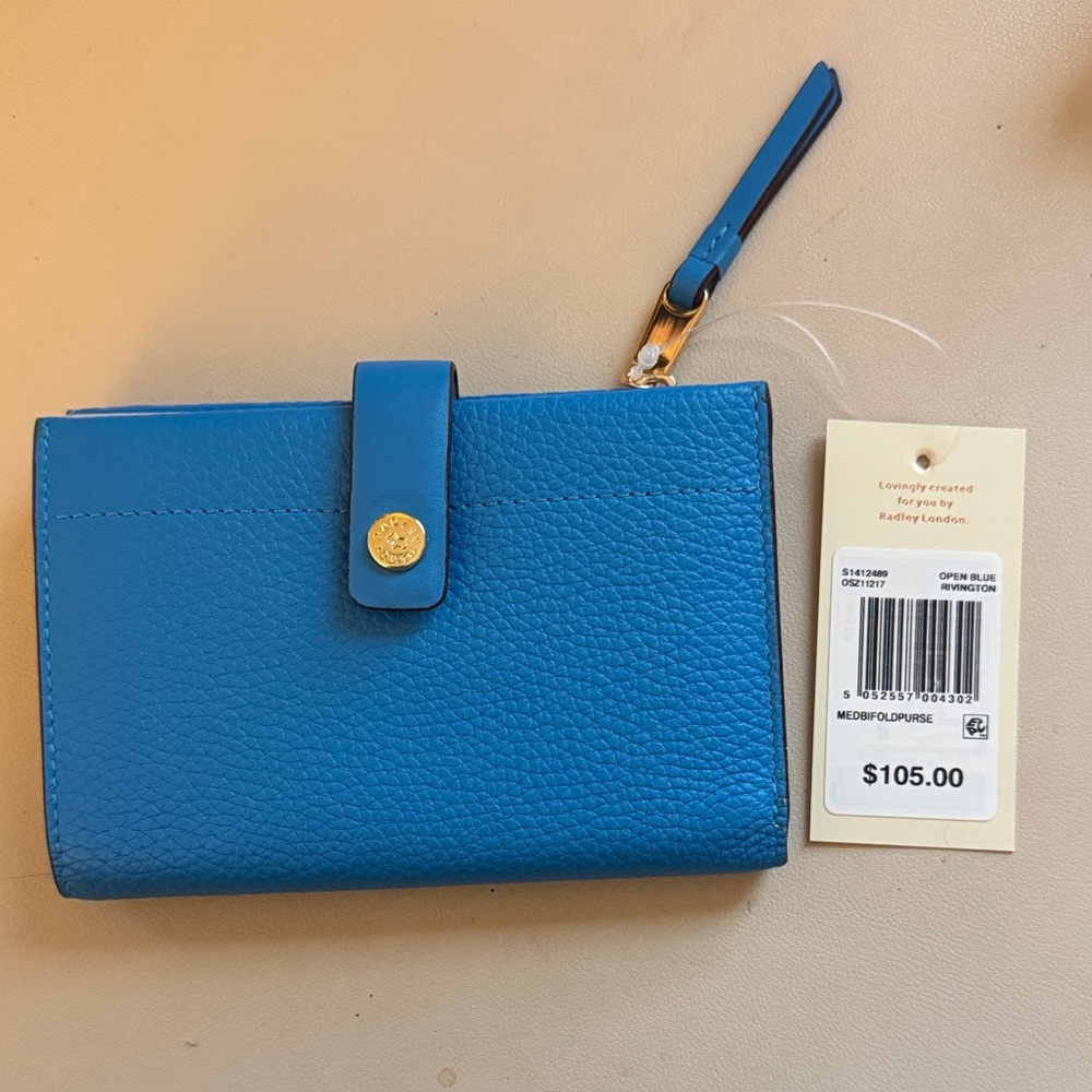 Radley London Blue Leather Wallet